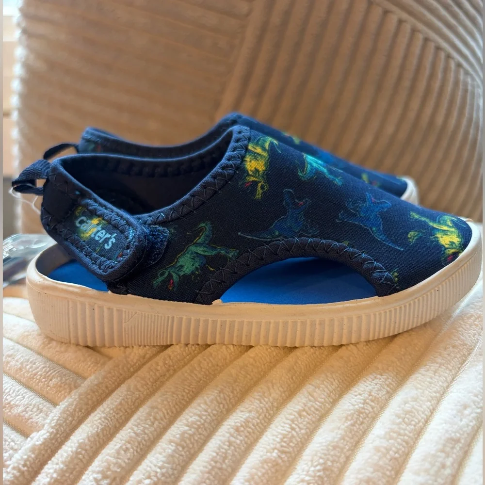 ✨$12✨🦕 NWT Carter’s Toddler Water Shoes | Dino Print | Size 6
